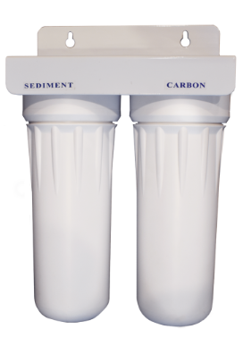 Xsential I XCD300 I Twin 3/4" I In/Outlet I Water Filtration System I Cartridge I With Metal Bracket