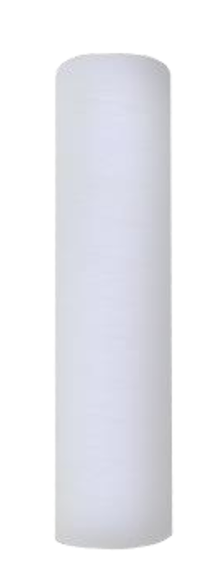 Xsential MUBSTW20 10µ I 20" x 4.5" I Cartridges I NSF Certified I Sediment I Xsential Water Filtration I Poly String Yarn