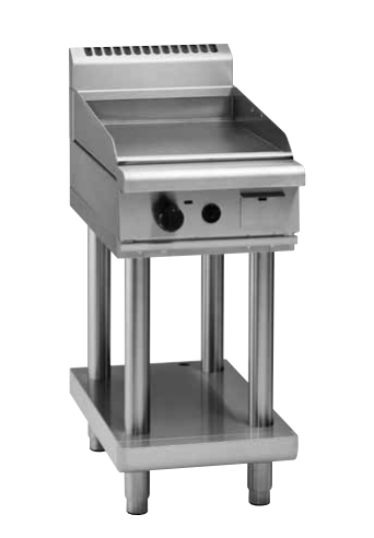 Waldorf GPL8450G-CB I 800m Series I Cabinet Base I Low Back I Version I Griddle I Gas Griddle