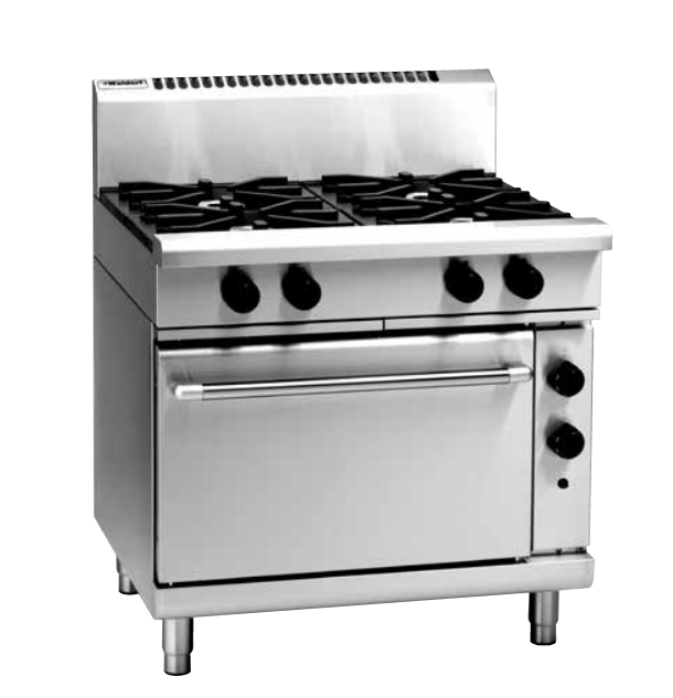 Waldorf RNL8910GE Gas Range Electric Static Oven Low Back Version
