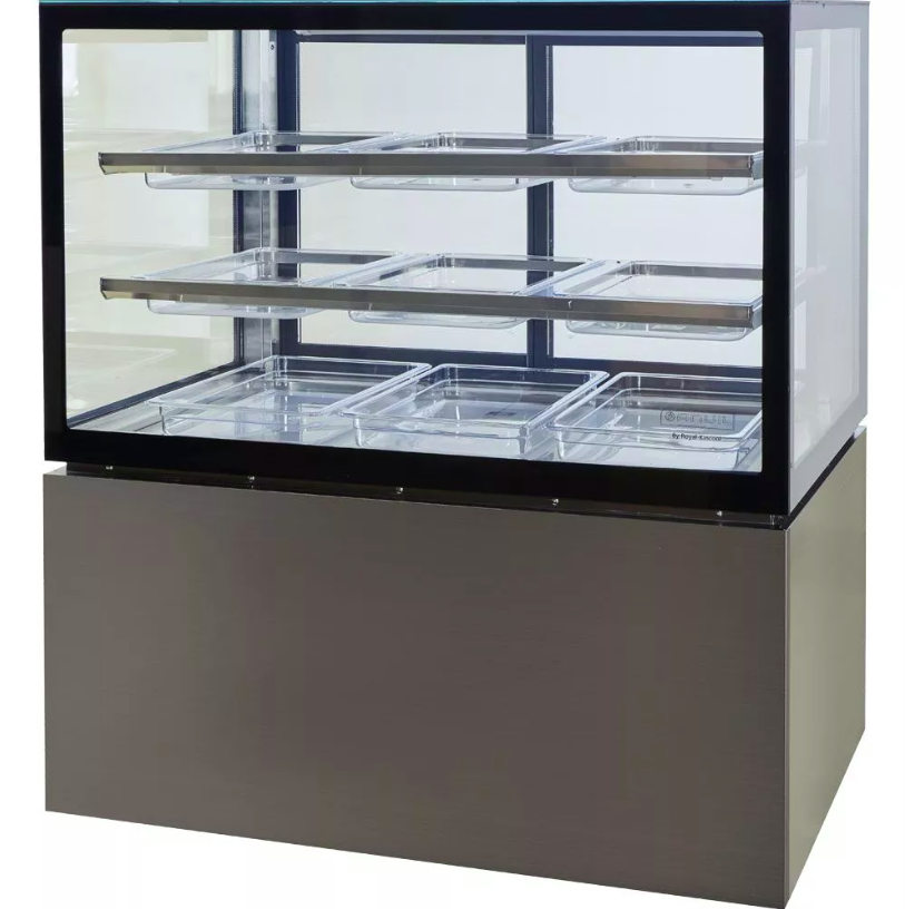 Square Glass Cold Food Display, Anvil, DSS3830 I DSS3840 I DSS3850 I DSS3860, 3 Tier / Hot Food Display, Anvil, NDSSH3830, 6 Pans I Hot Food Display, Anvil, NDSSH3840, 9 Pans