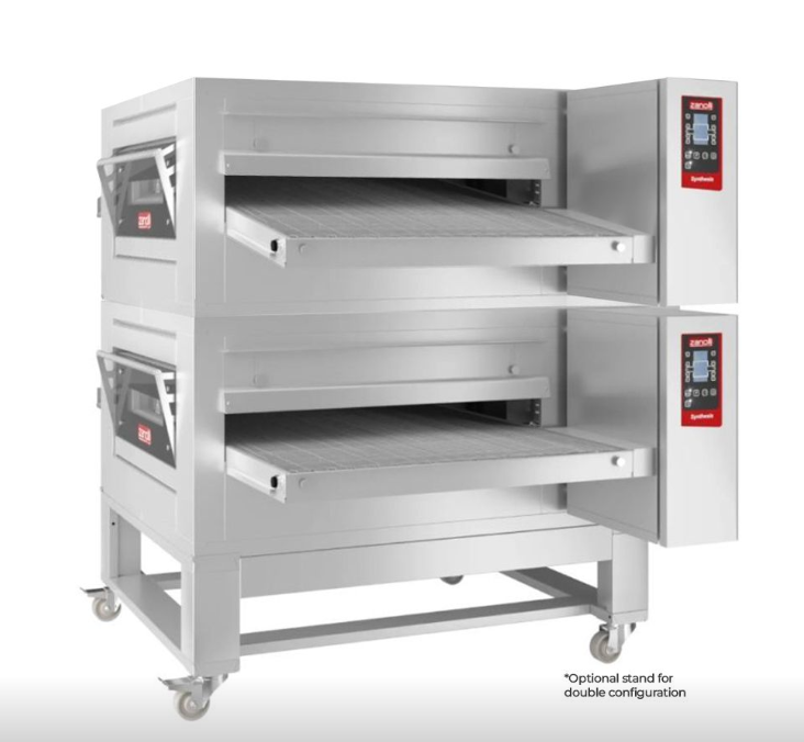 Zanolli 2SV4504C-2 Synthesis 40 Inch Electric Impingment Conveyor Oven Double Stack Configuration