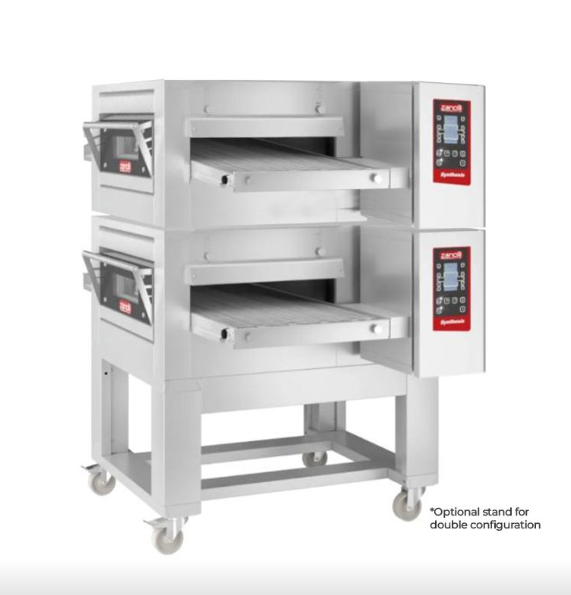 Zanolli 1SV4402C-2 Synthesis 20 Inch Gas Impingment Conveyor Oven Double Stack Configuration