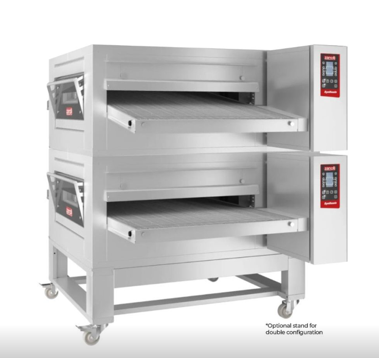 Zanolli 1SV4503C-2 Synthesis 40 Inch Gas Impingement Conveyor Oven Double Stack Configuration