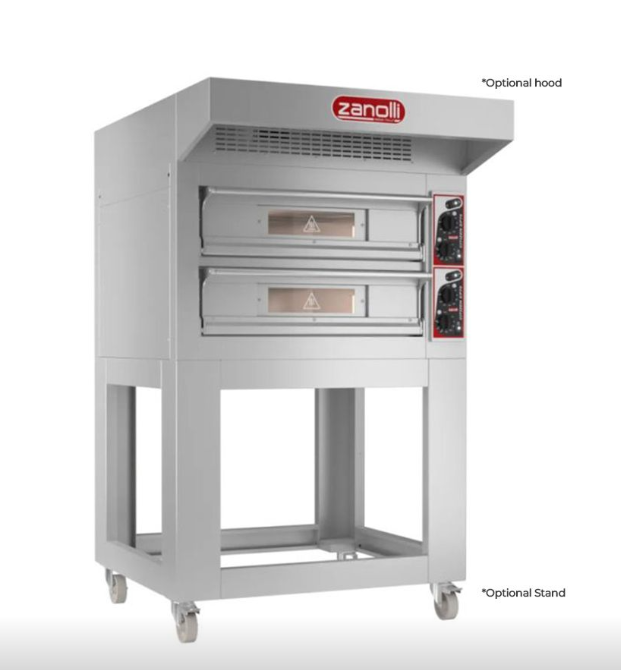Zanolli CTM5E02A EP70 4+4 / MC Citizen Electric double 4 Pizza Deck Oven