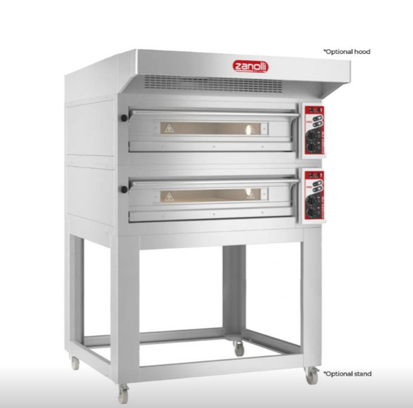Zanolli CTM7E02A Citizen PW 6+6 Series Electric Double 6 Pizza Deck Oven