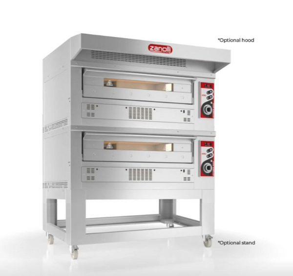 Zanolli CTM1G01A-2 Citizen PWG 6+6 Series Gas Double 6 Pizza Deck Oven