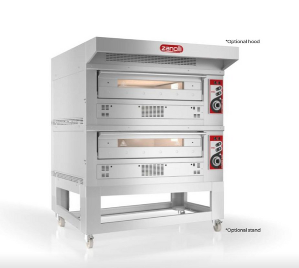 Zanolli CTM2G01A-2 Citizen PWG 9+9 series Gas Double 9 Pizza Deck Oven