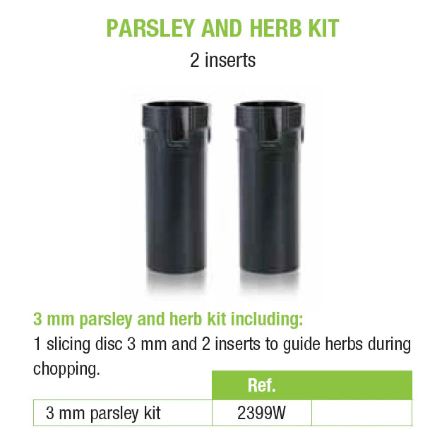 Robot Coupe 2399W | Parsley and Herb Kit (1 x Slice - 3 mm + 2 Inserts) - Expert Series