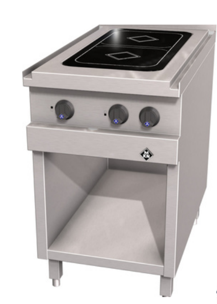 MKN 2023409 | Electric Ceramic Range | with 2-Zone Hob | Vitro 2 x 270 Optima 850 | Cooking Range