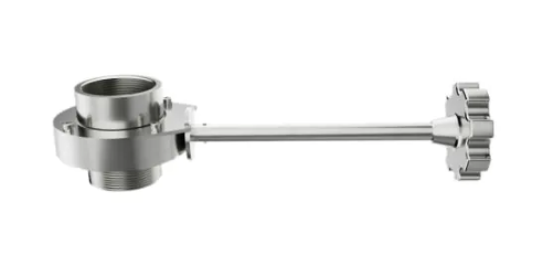 3monkeez SCRAP-V Cast Stainless Steel Shut Off (Butterfly) Valve, 50mm M&F BSP Connection, Suits SCRAP-S-50, SCRAP-S-90 and SCRAP-S - 304 Grade