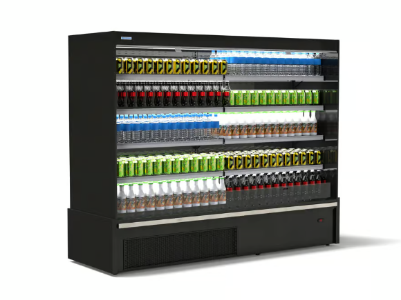 Hussmann H2TMDS-26 Self-Contained Multideck Glass 4-Door Chiller