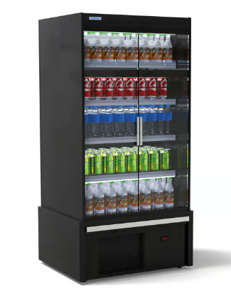 Hussmann H2TMDS-10 Self-Contained Multideck Glass 2-Door Chiller