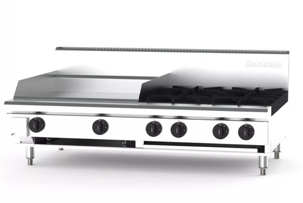 Goldstein PFB24G4-X 1220mm I Gas Stove I Boiling Tops I 4 Burners Gas Stove