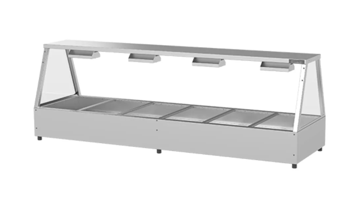 Woodson W.HFSS26 6 Module Self Serve Hot Food Display