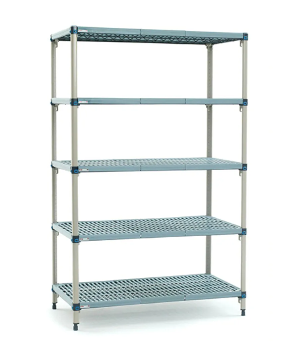Metro MAXQ.5T74.1824 | 18” x 24” | 5 Tier | Polymer Mat Style | Shelving Kit