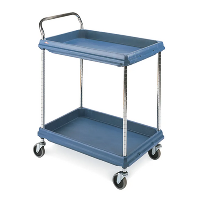 Metro ME.BC2636.2D.MB | 2 Tier | Deep Ledge | Utility Cart | Polymer Utility Cart