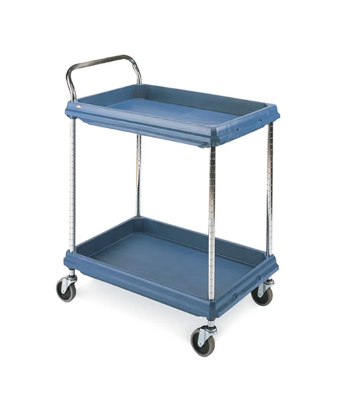 Metro ME.BC2030.2D.MB | 2 Tier | Deep Ledge | Utility Cart | Polymer Utility Cart