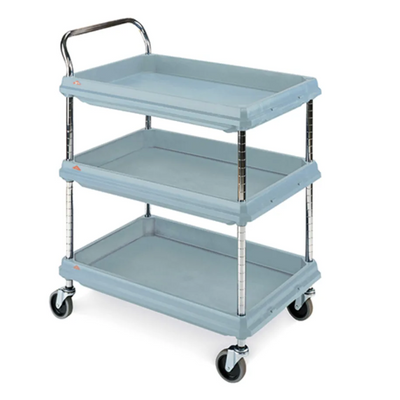 Metro ME.BC2636.3D.MB |3 Tier | Deep Ledge | Utility Cart | Polymer Utility Cart
