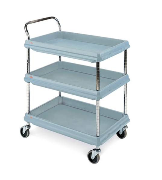 Metro ME.BC2030.3D.MB | 3 Tier | Deep Ledge | Utility Cart | Polymer Utility Cart