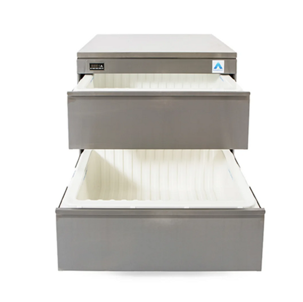 Adande VCR2.CW | Rear Engine | Solid Work Top | Double Dual | Temperature Drawer | Double Drawer