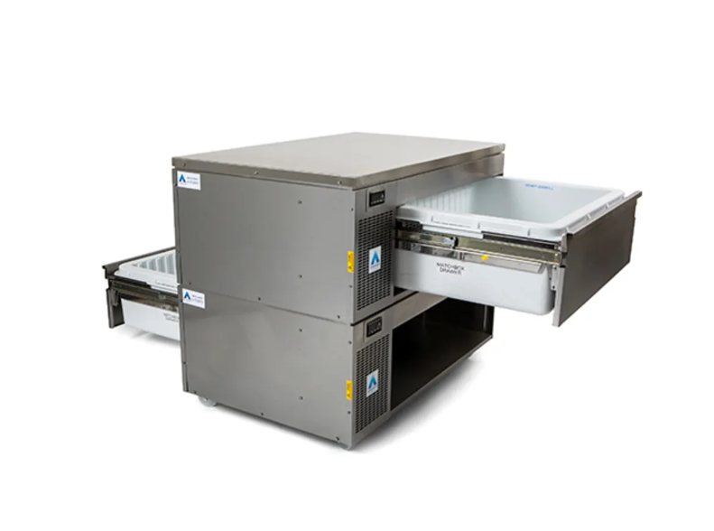 Adande VCM2.CW | Matchbox System | Standard Castor | Solid Work Top | Double Dual | Temperature Drawer | Double Drawer
