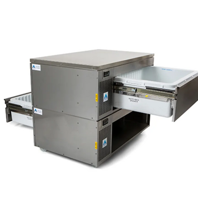 Adande VCM2.CW | Matchbox System | Standard Castor | Solid Work Top | Double Dual | Temperature Drawer | Double Drawer