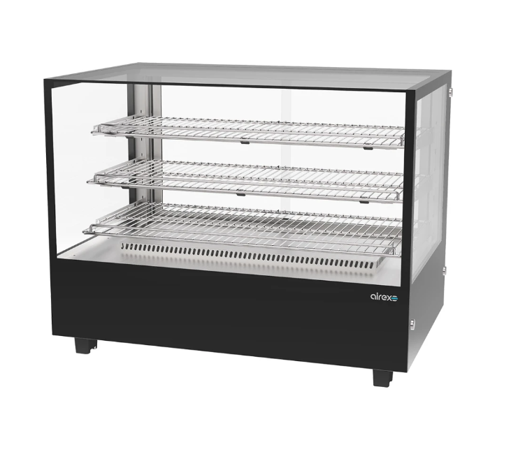 Airex AXH.FDCTSQ.09 | 900 Series | 900mm | Countertop Heated Square | Heated Food Display
