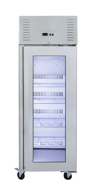 Airex AXR.URGN.1G Single Glass Door Upright Fridge - 369L