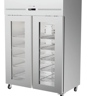 Airex AXR.URGN.2G | Double Door | 814L | Glass Door | Upright Fridge