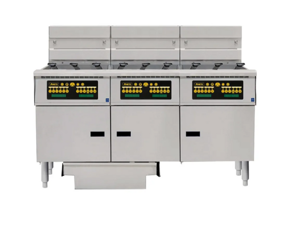 Anets FDAEP318RC Platinum Series Electric Fryer with Computer Control - 3 Filter Drawers