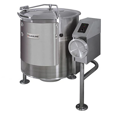 Cleveland KEL100T-OPT Electric Tilting Mounted Kettle - 375 Liter with TD2 CHS Options