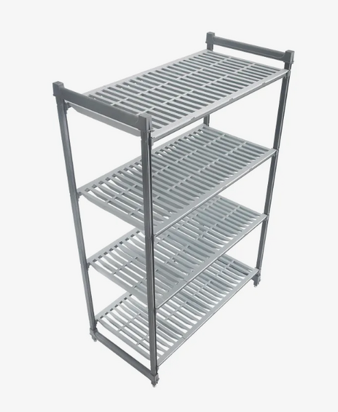 Cambro CBU244272V4 Basic Plus Stationary Starter Units | Vented Shelves | 610mm Wide | 1070mm Length