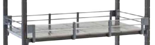 Cambro ESR24S Elements Single Side Rail Kits 610mm