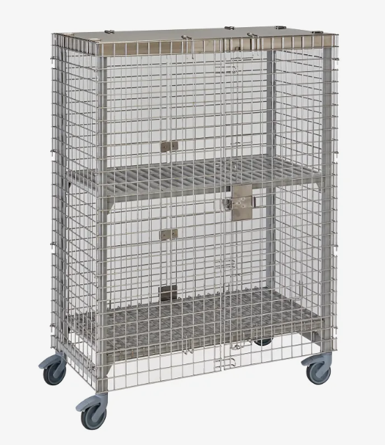 Cambro CPMU244867SUPKG Camshelving Full Wrap Mobile Security Cage