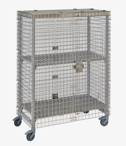 Cambro CPMU244867SUPKG Camshelving Full Wrap Mobile Security Cage