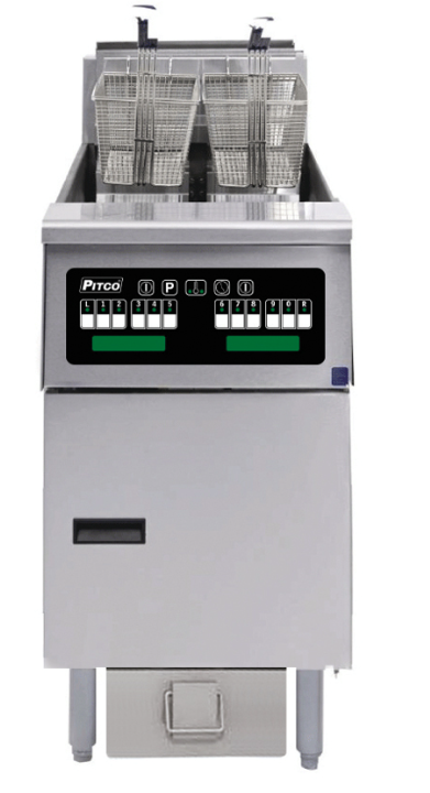 Pitco SE14C-FD | Solstice Fryer | Filter Drawer | Electric Fryer | 2 Baskets | Computer Control