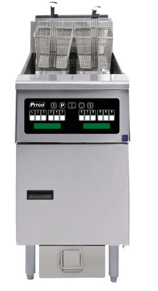 Pitco SE14C-FD | Solstice Fryer | Filter Drawer | Electric Fryer | 2 Baskets | Computer Control