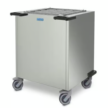 Hupfer KO-50-50 Enclosed Mobile Basket Dispenser I Non-Heated I 500 x 500mm
