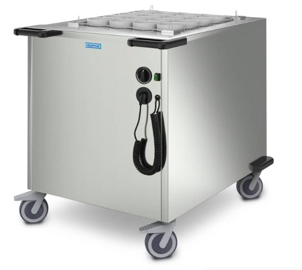 Hupfer KOUH-50-50 Enclosed Mobile Basket Dispenser I Heated I 500 x 500mm