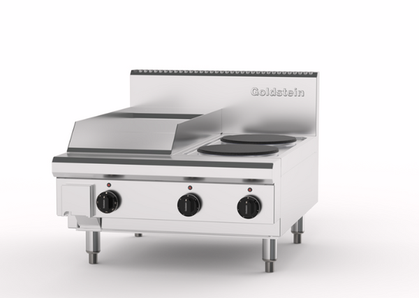 Goldstein PEB2S12G-X Electric Boiling Top With Griddle
