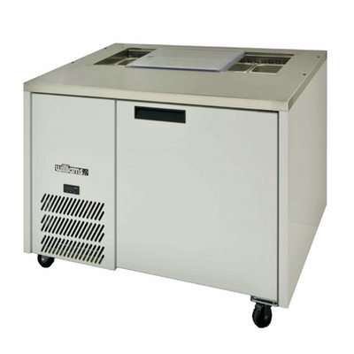 Williams Refrigeration HJ1SCBA000-N I Jade I White I Sandwich I Counter I 1 Door Fridge I Refrigerator I Commercial Refrigerator I Without Canopy