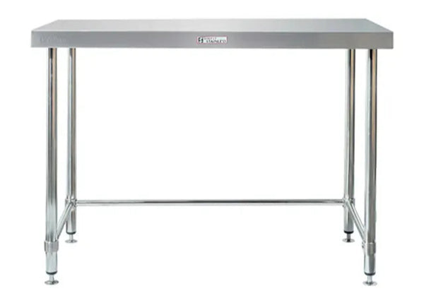 Simply Stainless SS01.7.2100 LB | Stainless Workbench | Flat top | 700x2100mm | Adjustable Disk Feet | Work Bench