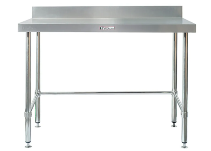 Simply Stainless SS02.7.0600LB | 700 Series | Worktop Bench |with Splashback | 600mm Wide | Stainless Worktop Bench