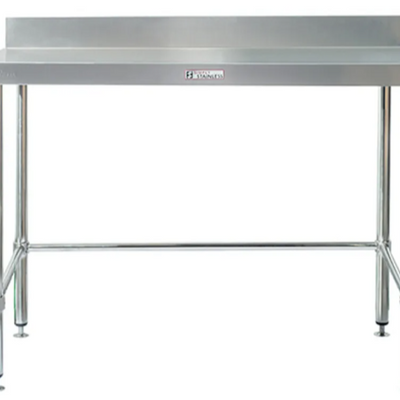 Simply Stainless SS02.7.2400LB | 700 Series | Worktop Bench |with Splashback | 2400mm Wide | Stainless Worktop Bench
