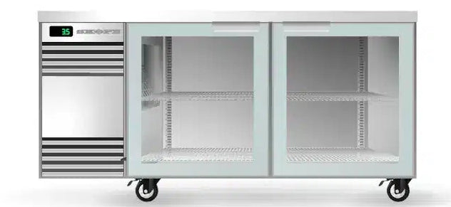 Skope SL.2.GSW.T-SS | Tropical BackBar | 2 Glass Door | Swing Door | SlimLine | Fridge | Display Fridge | Commercial Fridge 