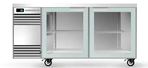 Skope SL.2.GSW.T-SS | Tropical BackBar | 2 Glass Door | Swing Door | SlimLine | Fridge | Display Fridge | Commercial Fridge 