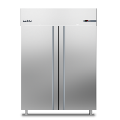 Coldline A140/2NE | Double Door Upright Smart | Cabinet Fridge 1400Lt