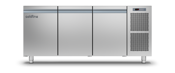 Coldline TS17/1ME|3 Door Smart Counter with no worktop