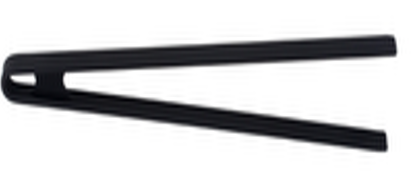 Smith & Hubble Essential SH-ESSST-002 | Slim Tongs | Black | Silicone | 29.5CM